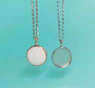 12mm circle necklace